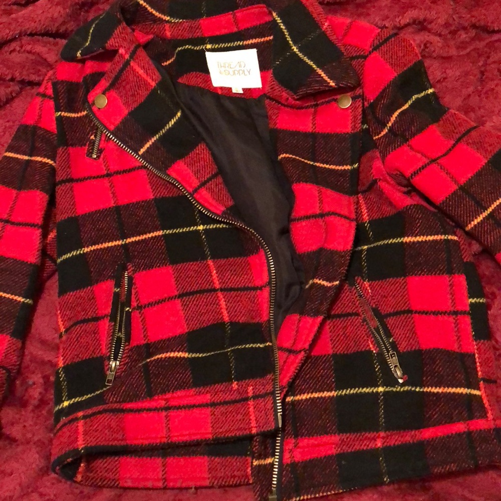 ❗️ONE DAY ONLY $5 SALE ❗️Plaid jacket